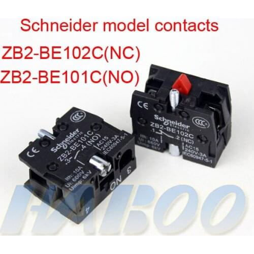10pcs packing contact structure for switches NO contacts / NC contacts only for push button switch