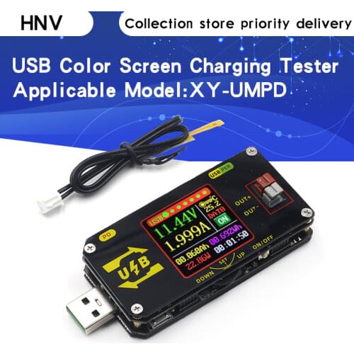 USB Color screen charging tester Numerical control voltage Buck and boost power supply Applicable model:XY-UMPD