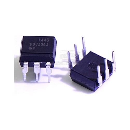 10PCS/LOT 3063 MOC3063 DIP-6 new and original photocoupler