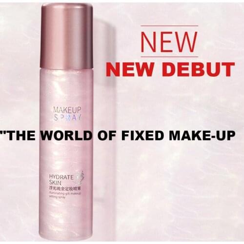 120ml Pearl Makeup Setting Spray Moisturizing Long Finishing Cosmetic Spray Matte Make Lasting Spray Foundation Up Fixer H1E9