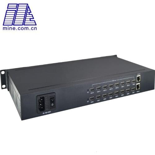 16 Channel 1U Rack Mounted MPEG-4 H265 HDMI Video Encoder
