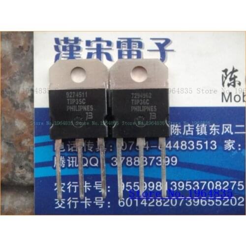 2pcs/lot=a pair TIP35C TIP36C 25A 140V