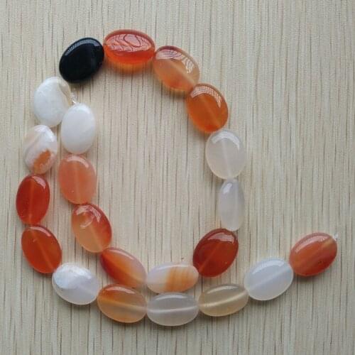 2016 Fashion good quality natural red onyx egg shape beads For DIY jewelry accessories marking 20pcs/lot wholesale free