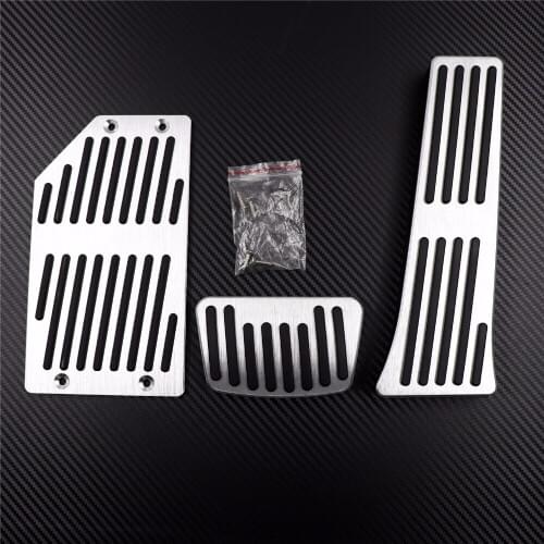 TTCR-II Car Accessory Aluminium alloy accelerator gas brake Foot Rest pedal for Hyundai IX35 2008-2015 AT plate pad Stickers