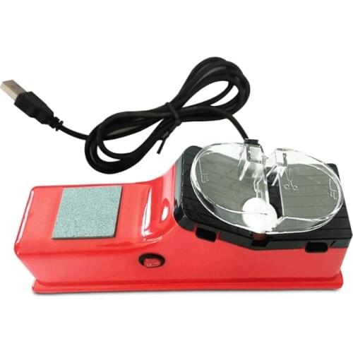 Automatic Electric Knife Sharpener Kitchen Professional USB Rotary Stone Sharpe