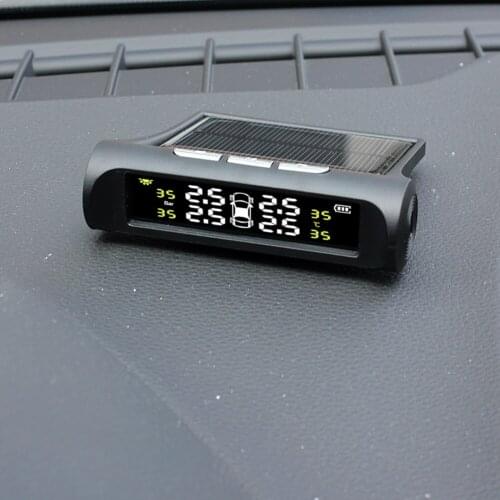 Car tire pressure monitor 4 External Sensors TPMS Tire Pressure Monitoring System