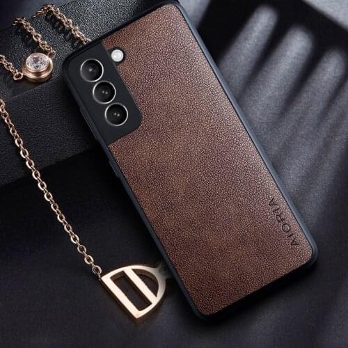 Case for Samsung galaxy S21 Plus Ultra S21 FE coque Retro business PU leather Skin cover for samsung s21 plus ultra s21 fe case