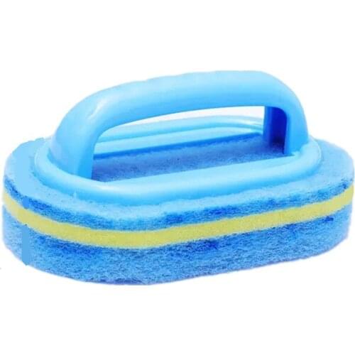 Kitchen Cleaning Bathroom Toilet Kitchen Glass Wall Cleaning Bath Brush Handle Sponge Bath BottomBathtub Ceramic Cleaning Tools