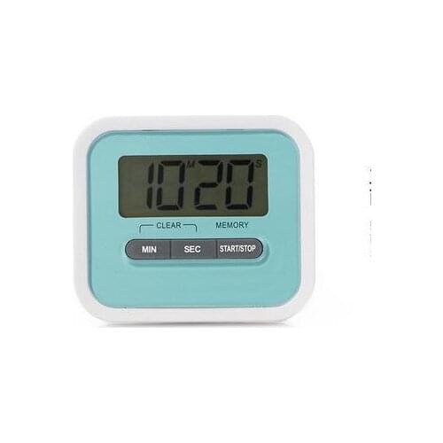 100pcs/lot Digital Kitchen Count Down/ Up LCD display Timer /clock Alarm with magnet stand clip lin3439