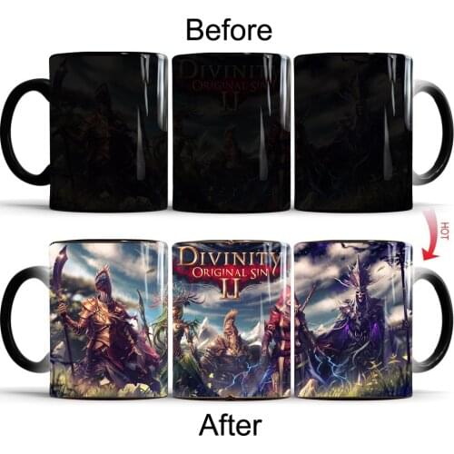 Divinity: Original Sin Changing Color Mug Coffee Mugs Cup Milk Cup Funny Gift ps4