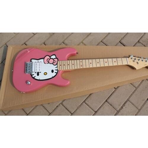 Electric guitar, customized, 3 S pickup, rose wood finger board, white guard board, custom made, free delivery