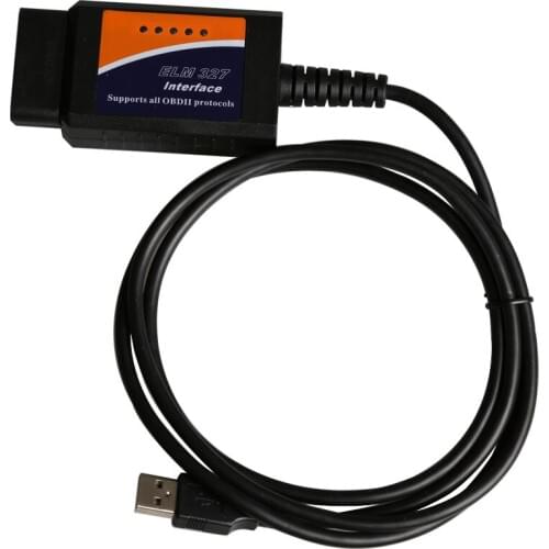 ELM327 V2.1 Scanner Software USB Plastic With FT232RL Chip