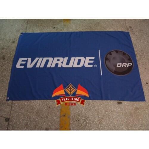 For Evinrude Outboard Motors flag,Evinrude racing team banner,90*150CM polyster flagking brand flag