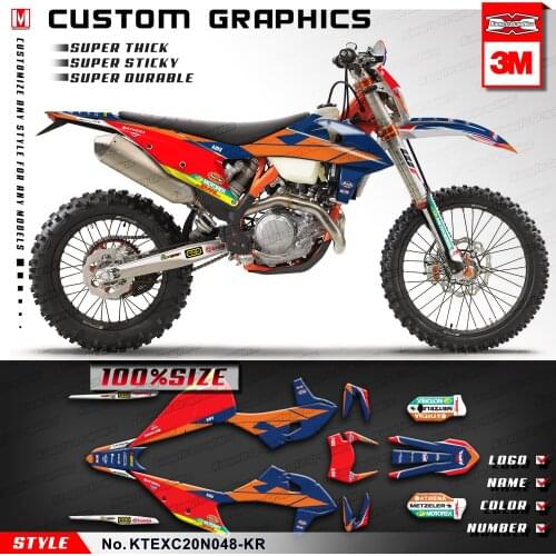 KUNGFU GRAPHICS Full Vinyl Wrap Kit for EXC EXC-F XC-W XCF-W 150 300 500 SX SXF XC-F 125 250 350 450 2019 2020 2021 2022