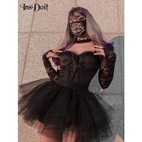 Женские топы с открытыми плечами INSDOIT China At AliExpress