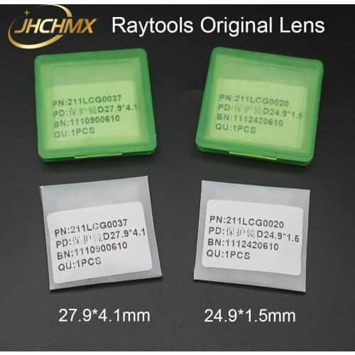 JHCHMX Raytools Original Optical Lens Protective Windows 211LCG0037 27.9*4.1mm1064nm 6KW Ceramic Ring For Raytools Laser Head