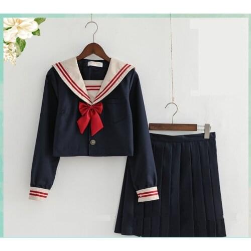 2019 Japan and South Korea sailor suit costumes anime COS Japan academic school female student uniforms japanese school uniform