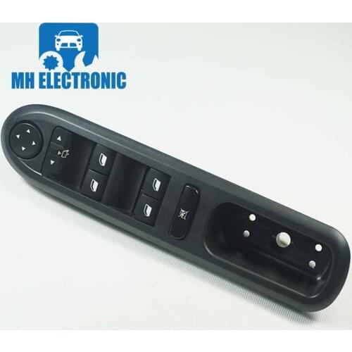 MH ELECTRONIC Front Left Side Power Electric Window Lifter Switch Panel 6554.ER 96468704XT 6554ER For Peugeot 407 SW 2004-2010