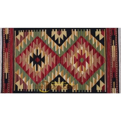 Kilim Pillow Covers Heavyweight Roman Bells Runner Carpets For Home Decoration Rectangle Carpet Wool Knitting Carpets
