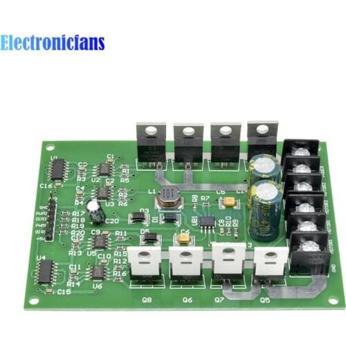 IRF3205 Dual Motor Driver Module Board H-bridge DC MOSFET IRF3205 3-36V 10A Peak30A DC Motor Driver Board with Brake Function