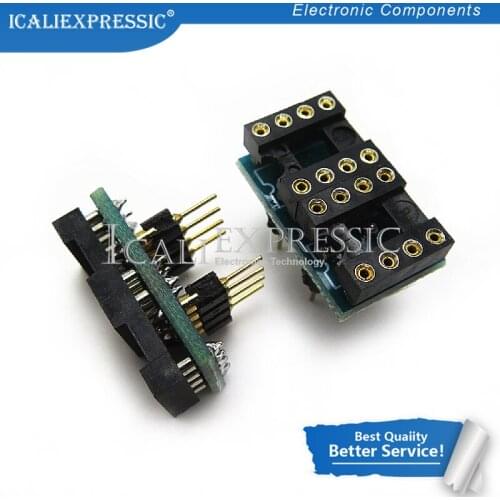 1PCS Gilded seat single op amp IC DIP switch seat dual op amp suitable for OPA627 AD797 OPA604 In Stock