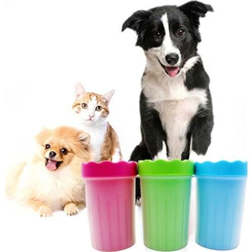 S/M/L Pet Foot Cleaner Dog Paw Cleaner Cup Soft Silicone Combs Portable Outdoor Pet Foot Washer Cat Dog Paw Clean Supplies