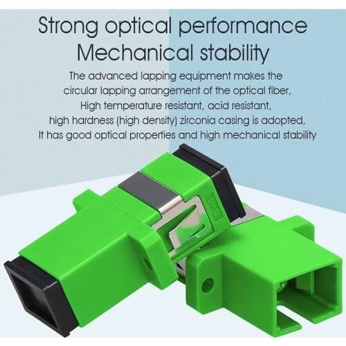 SC APC Simplex mode Fiber optic Adapter SC APC Optical fiber coupler SC Fiber flange