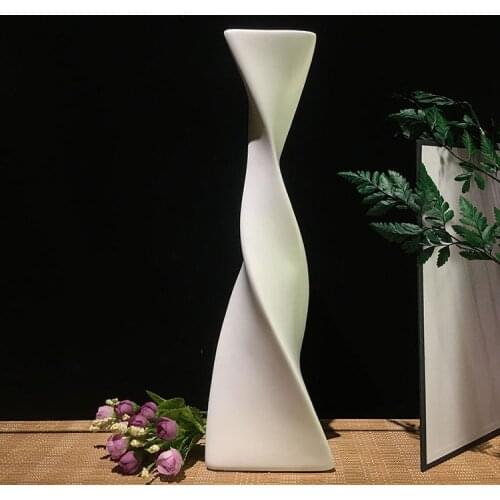 Nordic Wind Art Modern Simple Furnishings Home Decoration Flower Ware Ceramic Vase Desktop Large Flower Vases For Homes 91456