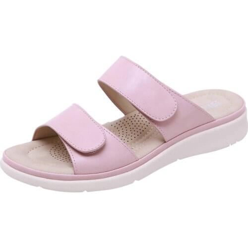 Vogue Women Fashion Summer Soft Bottom Arch Support Flip Flops Casual Shoes Slippers Shallow Gladiator Roman Shoes Pop July 3