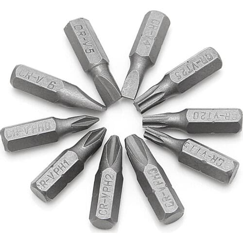 10 In 1 Socket Screwdriver L-shaped Angle Head Twin Wrench Driver Torx Flat Bit High Quality Drill Bit