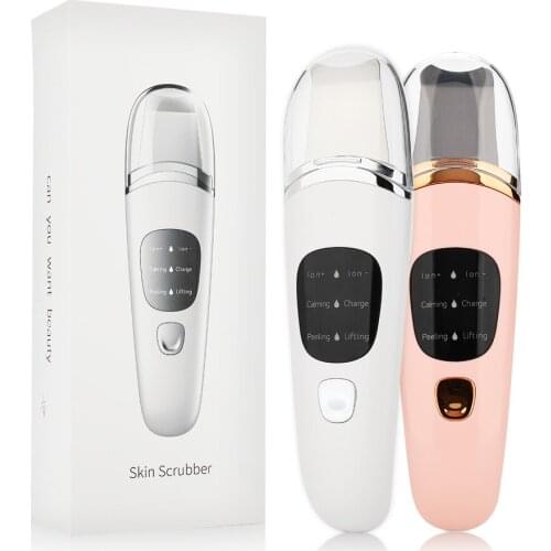 Ultrasonic Ion Deep Cleaning Skin Scrubber Peeling Shovel Facial Pore Cleaner Blackhead Remover Face Lifting Skin care tools