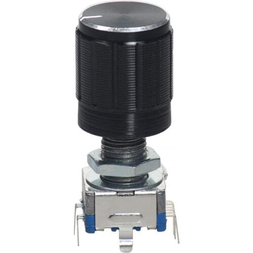 1Set 360 Degree Rotary Encoder Code Switch Digital Potentiometer and Knob
