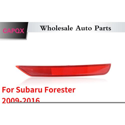 CAPQX Rear Brake light For SUBARU FORESTER 2009-2016 Rear Bumper Reflector light rear fog lamp foglight without Bulb