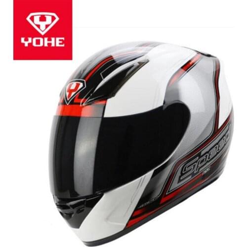 2019 Winter New ECE-R22/5 Certification YOHE Full Face Motorcycle Helmet SPEED YH-991 Motorbike Helmets of ABS and PC Lens visor