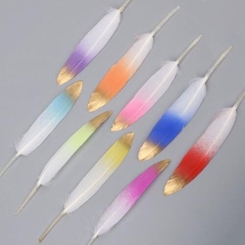 10Pcs Colorful Rooster Feathers 4-6''/10-15cm Pheasant Chicken Feather For DIY Wedding/Clothing/Hair Accessories