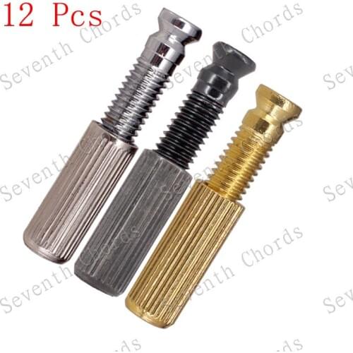 12 Pcs Outer Diameter 8mm Small Type Tremolo Bridge Studs & Anchors for Electric Guitar Replacement parts