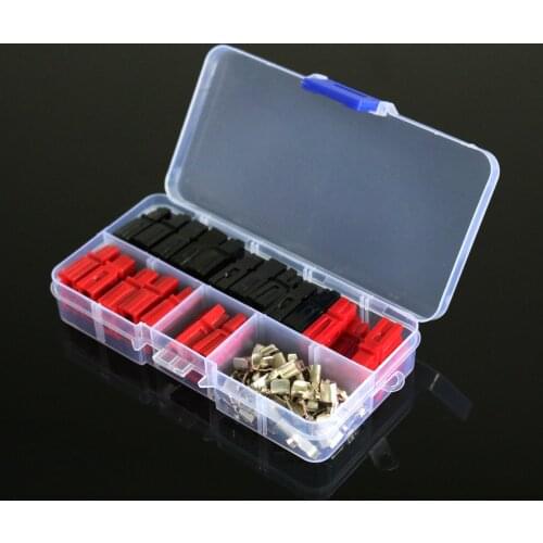 20Pairs/Box 30/45A Power Connector Plug 30A PP30 PP45 Red Black Solar Panel 40pcs Contacts For Solar Caravan Boat