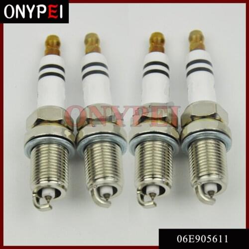 4-6pcs/lot Original Iridium Spark Plug 06E905611 0241240643 For A4 S4 A6 Quattro S6 A7 A8 S8 R8 06E 905 611