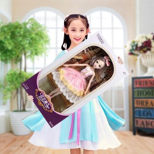 40cm Oversized Cute ＆ Sweet Figure Doll Girl Simulation Princess Joint Dress Up Play House Childrens Fashion Toy Funny Gift