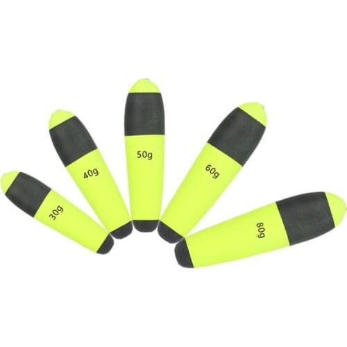 OOTDTY 5 pcs/pack EVA Foam Bobber Float Floatability Saltwater Fishing Buoys Catfish Pique Floats Live Bait