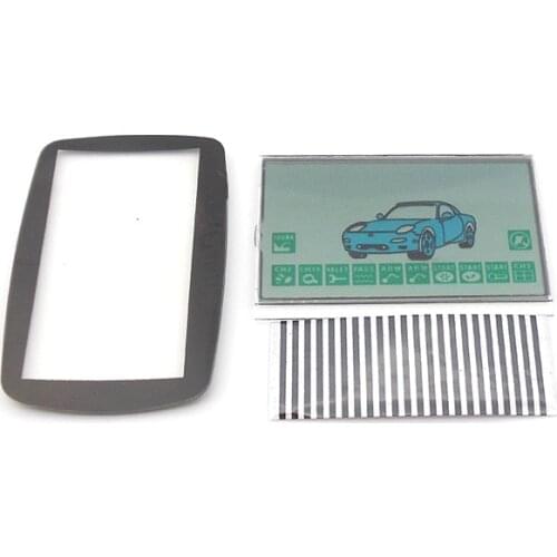 A9 flexible cable A9 LCD display+ LCD keychain Glass for Starline A9 lcd remote controller with Zebra Stripes