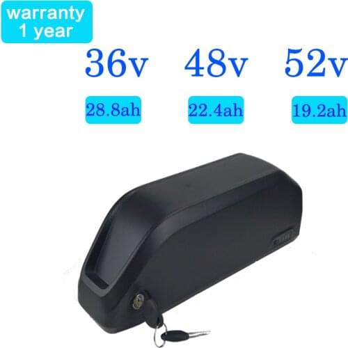 52v ebike battery Downtube Batteries 20A 30A BMS Powerful Electric Bike Batteria 36v 48v for Bafang BBS01 BBS02 1000w 1500w