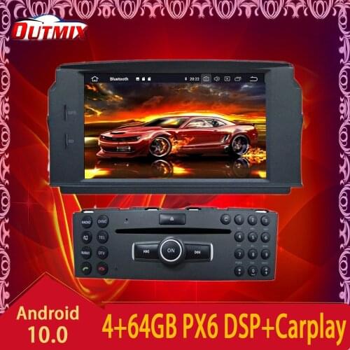 Android 10.0 Car DVD Player GPS Navigation For MERCEDES BENZ C Class C200 C180 C220 C230 W204 Multimedia Radio Headunit Play