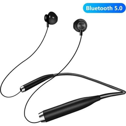 Wireless Headphones Foldable Neck Bluetooth Sweatproof Waterproof Earphone Sport Music Gaming Headset For Huawei For Xiaomi
