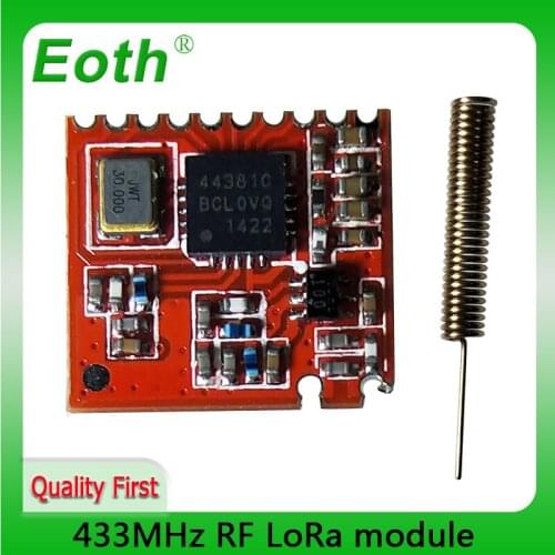433MHz RF module 4438 chip original Long-Distance communication Receiver and Transmitter SPI IOT and 433 MHz antenna