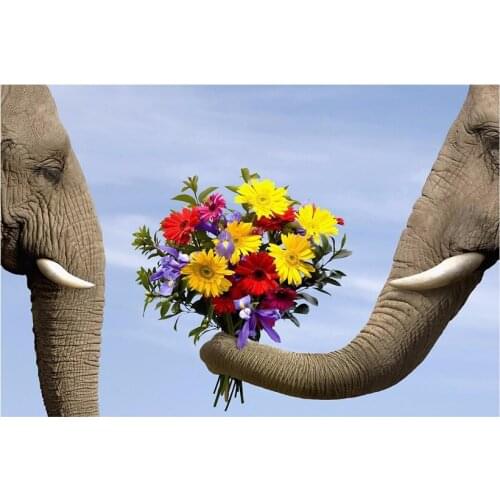 7*5 Feet Flowers Wall Photography Background Vintage Canvas Painting Baby Photo Backdrop Studio Props Wedding Party Home Decor