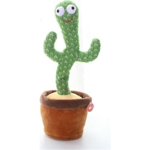 Cactus Plush Toy Electronic Shake Dancing Toy With The Song Plush Cute Dancing Cactus Early Childhood Education Toy For Children
