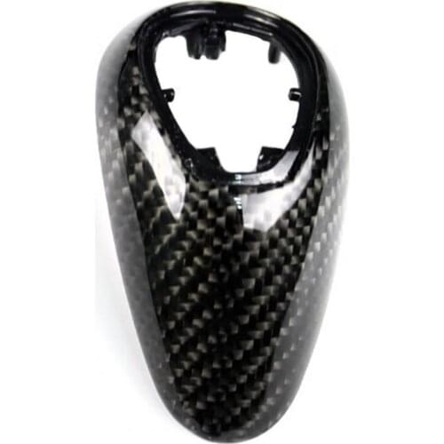 Gear Knob Cover Wear-resistant Easy Installation Carbon Fiber Simple Car Shift Knob Cover for BMW M2/M3/M4