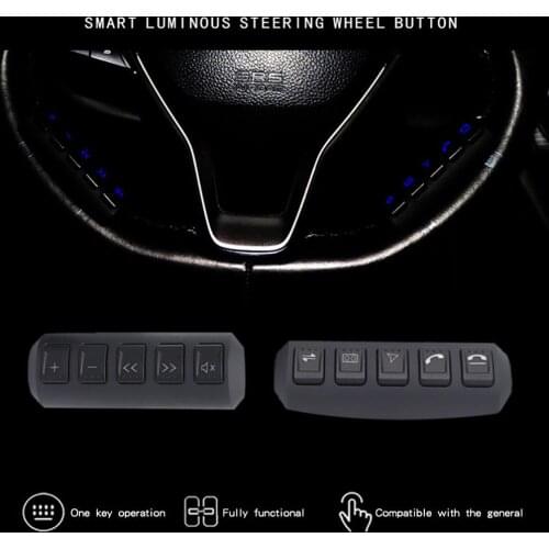 Remote Control Car Steering Wheel Button For Universal Bluetooth DVD Nabigation Button Wireless Remote Controller Button