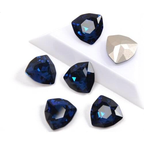 Montana Fancy Stones Fat-Triangle Sewing Frame K9 Glass Rhinestones Crystal for Clothes Brooch Earring Ring Jewelry Making